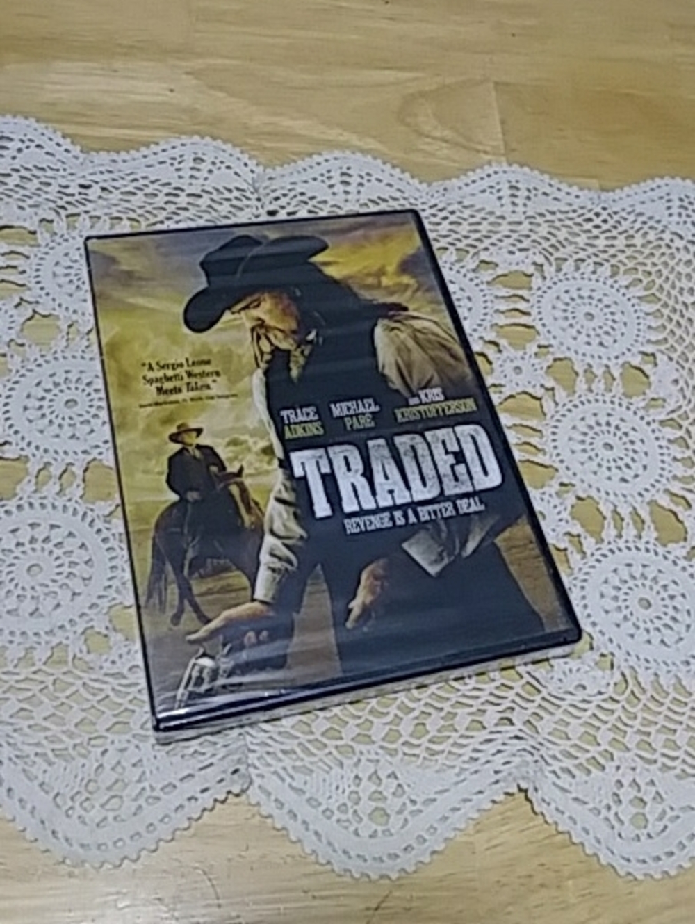 Traded Spaghetti Western Meets Taken DVD - New in plastic